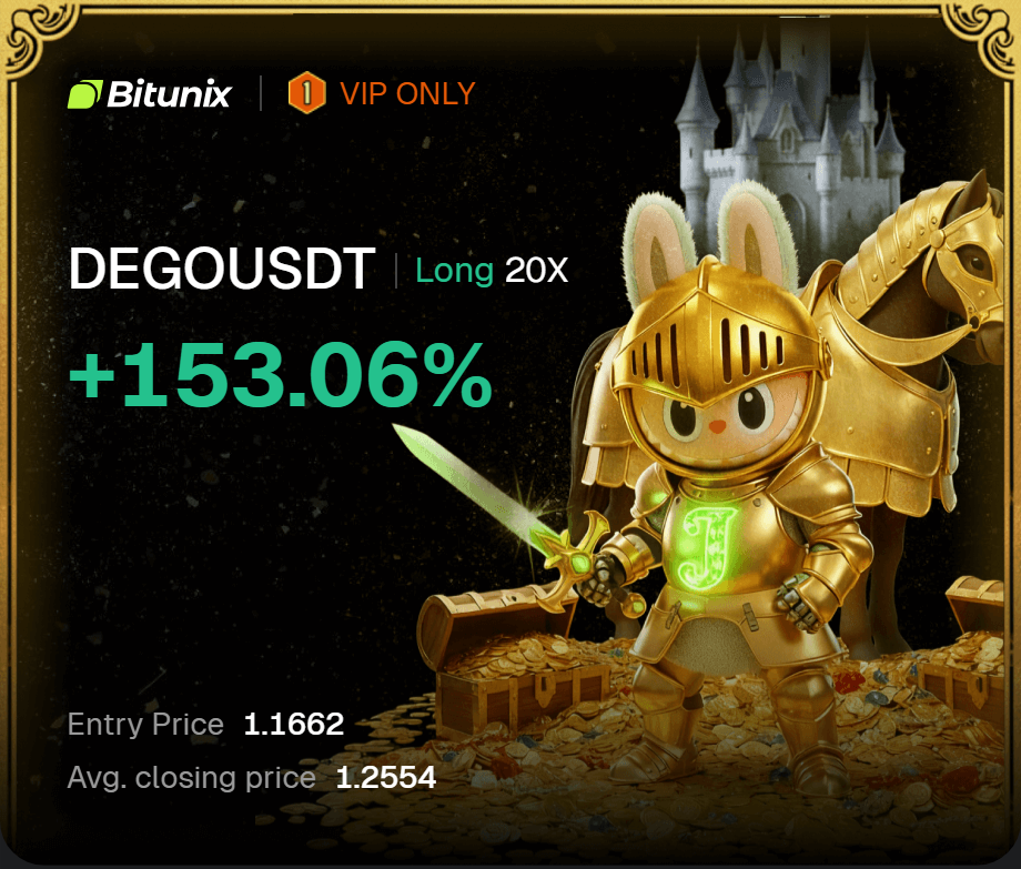 Successful trade screenshot